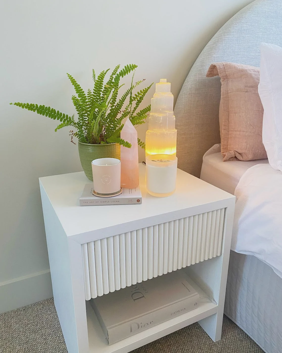Selenite Lamp