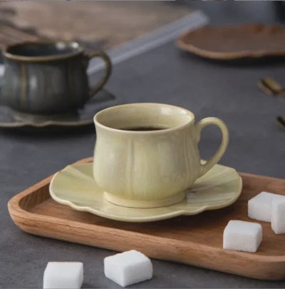 Valentina Cup and Saucer Set - Parchment