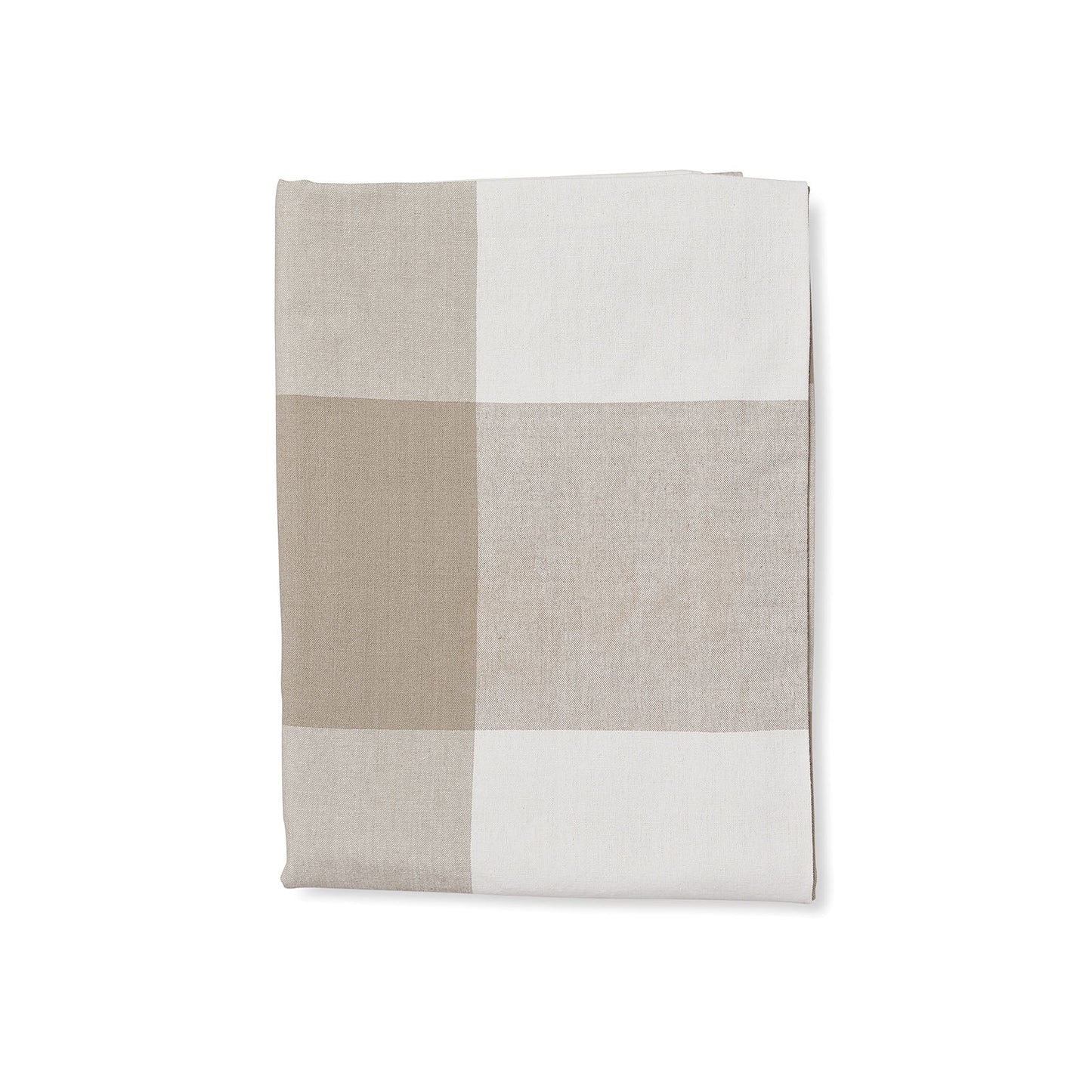 Garner Check Neutral Tablecloth