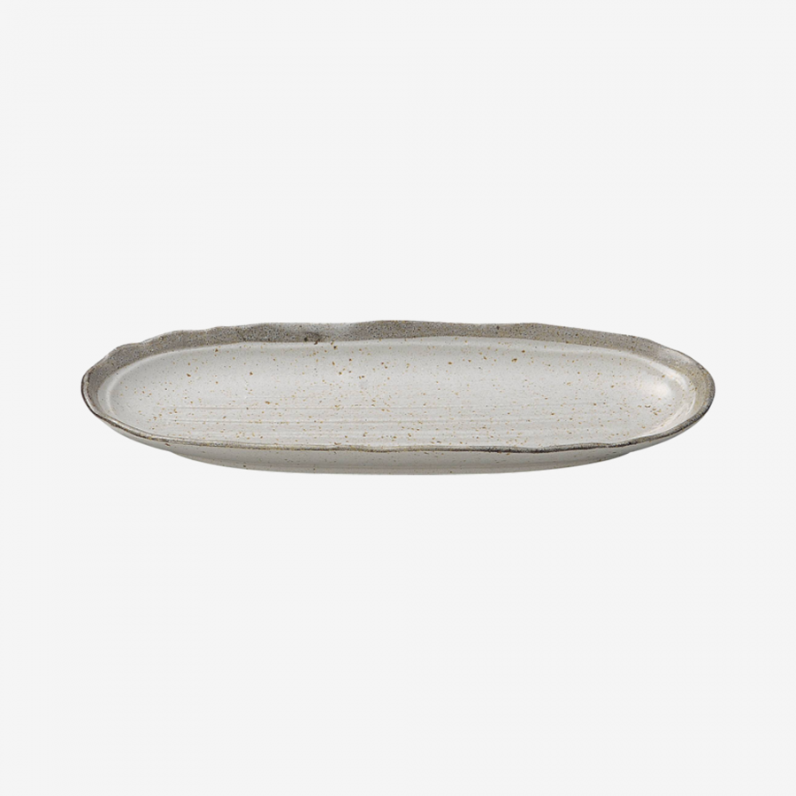 Shirokaratsu Oval Plate - Long