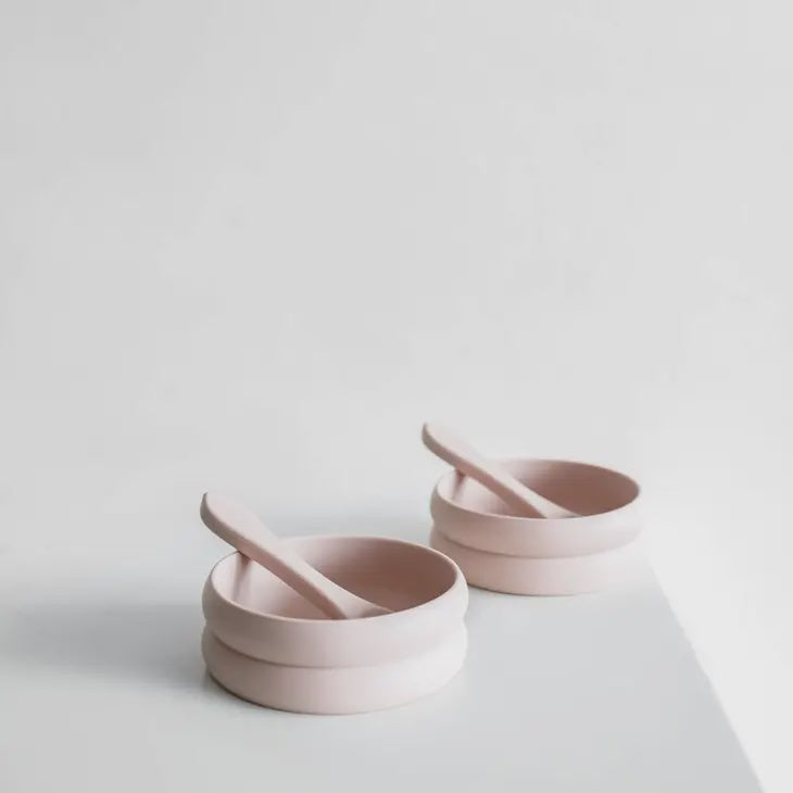 The Bubble Bowl/Spoon 2 Pack - Strawberry Cardamom