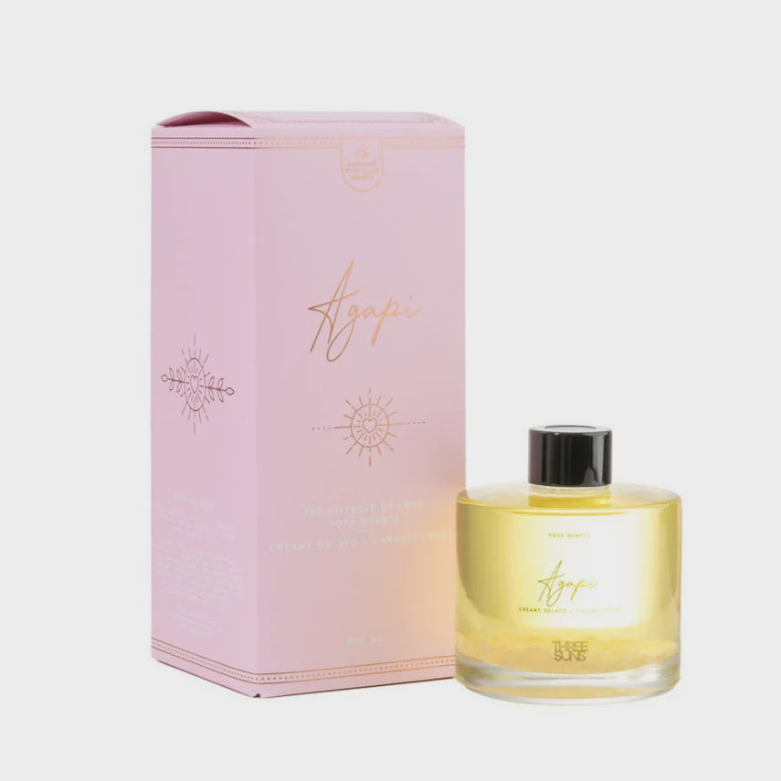 Agapi' | Crystal Diffuser Of Love - Creamy Gelato & Caramel Frost