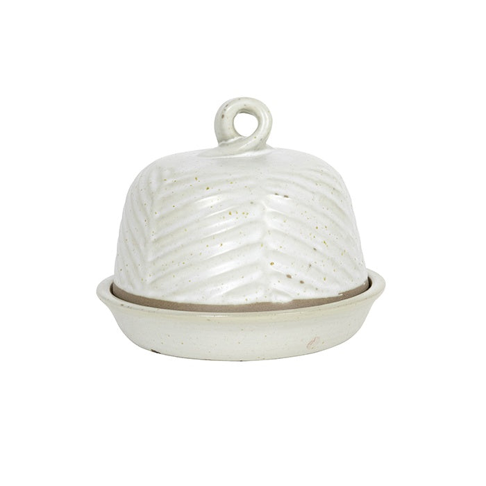 Cora Stone Butter Dish