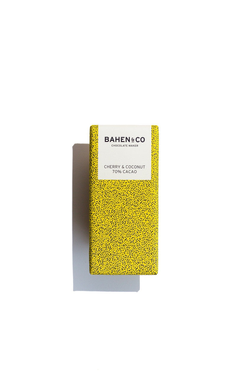 Chocolate Bar - Cherry & Coconut 70% Cacao