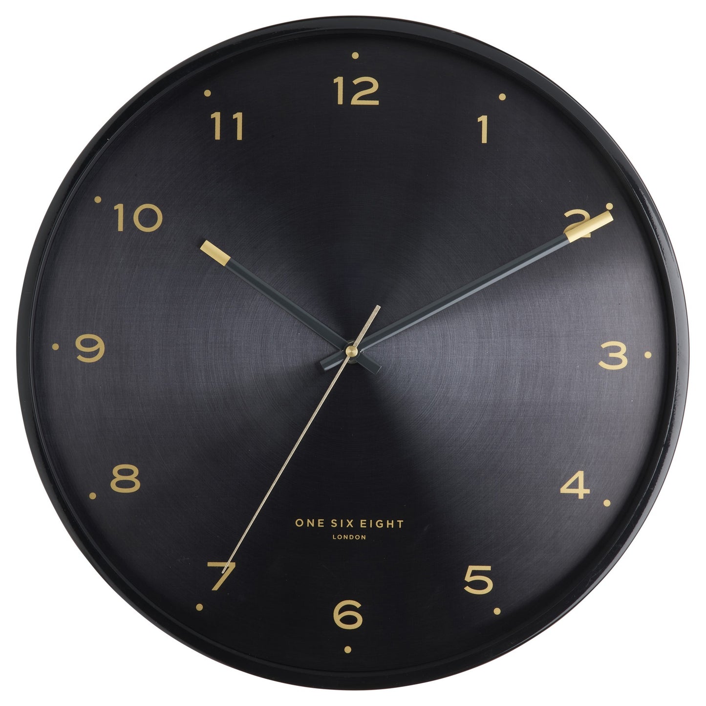 Elsa Black Silent Wall Clock