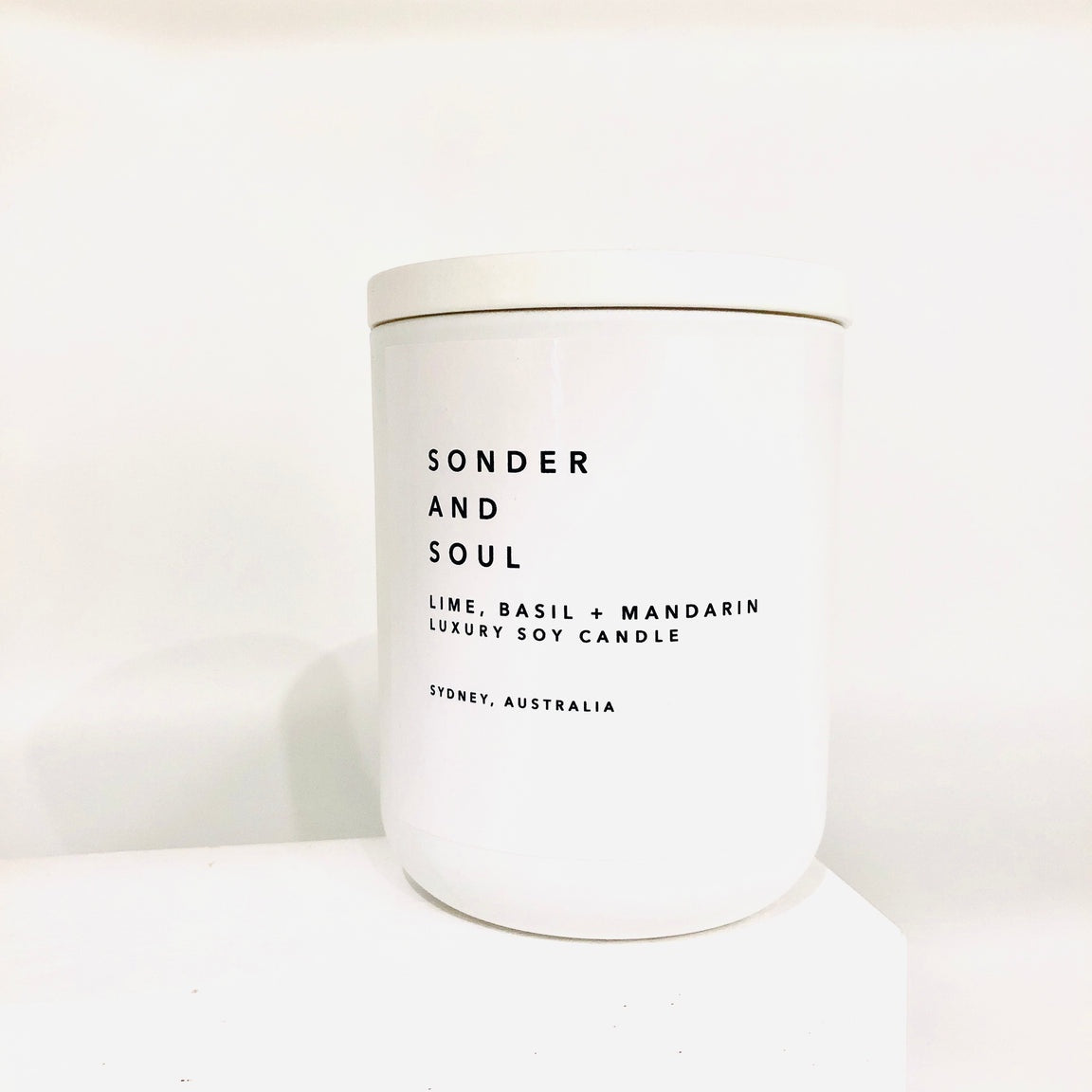 Soy Candle - Lime, Basil & Mandarin
