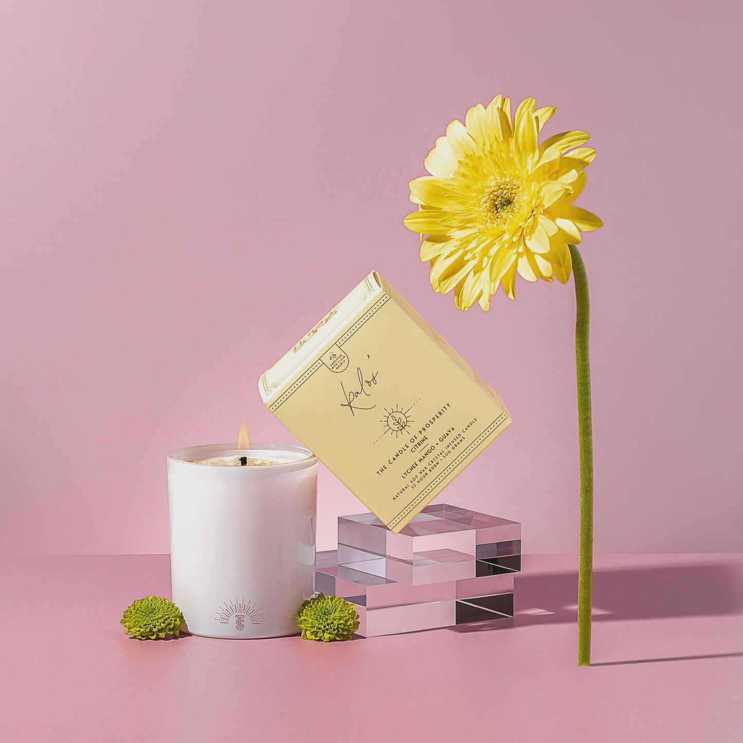 Kalos' | The Candle of Prosperity | Lychee Mango & Guava