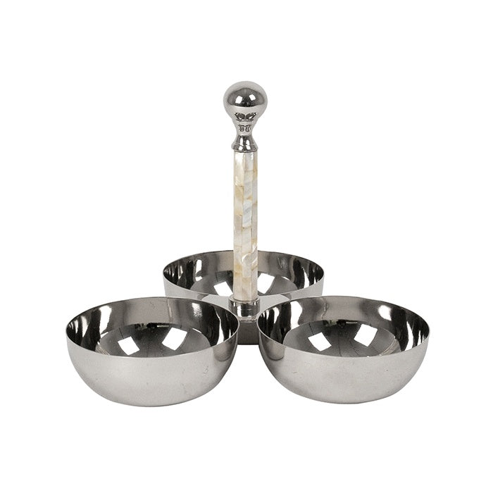 Inca Mother Of Pearl Triple Bowl