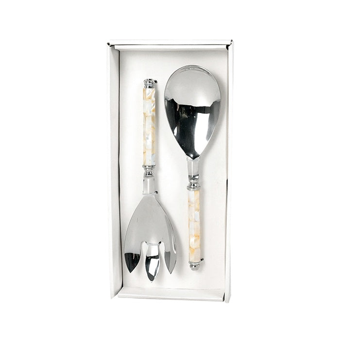 Inca Mother Of Pearl Salad Servers