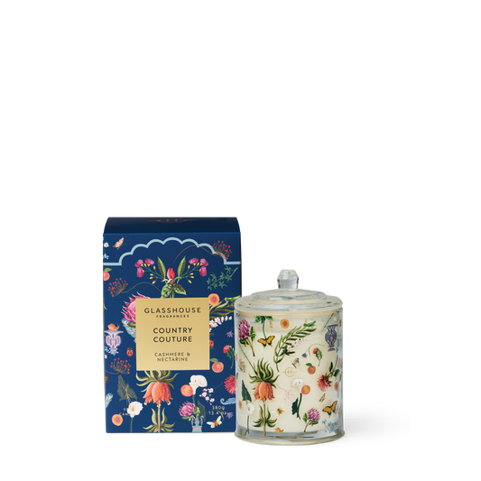 Country Couture - Cashmere & Nectarine | 380g Soy Candle