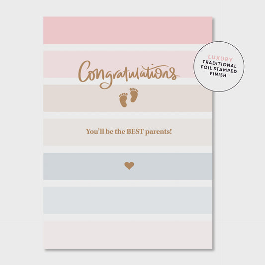 New Parents Congratulations - Greeting Card