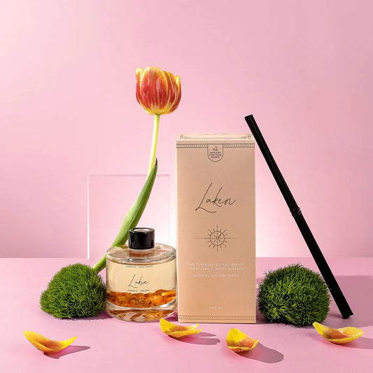 Laken | Crystal Diffuser Of Positivity - Magnolia & Coconut