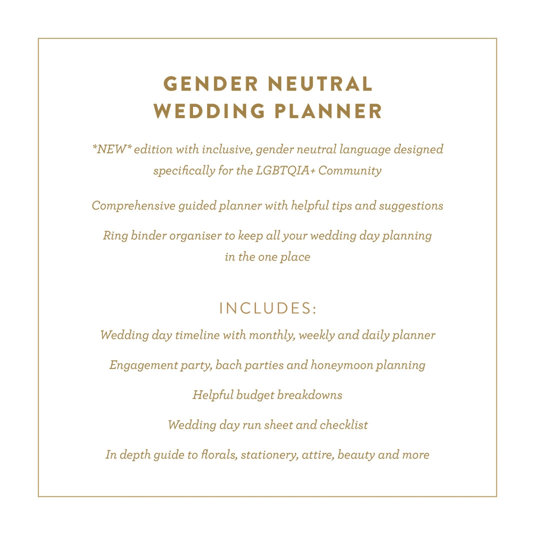 Wedding Planner Classic - Gender Neutral