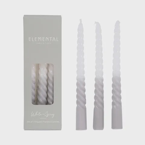 Dipped Twist Dinner Candles