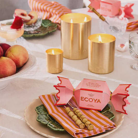 Guava & Lychee Sorbet Tin Candle Bon Bon Holiday Collection