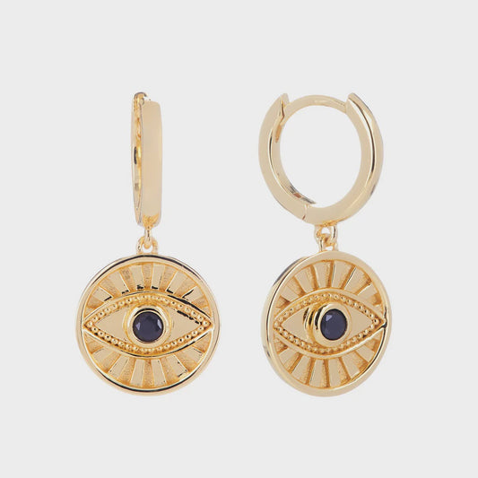 Minds Eye Earrings - Gold