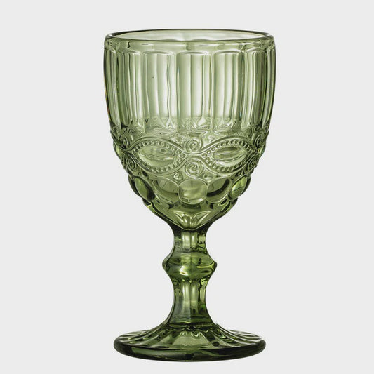 Florie Green Wine Glass - Set x4