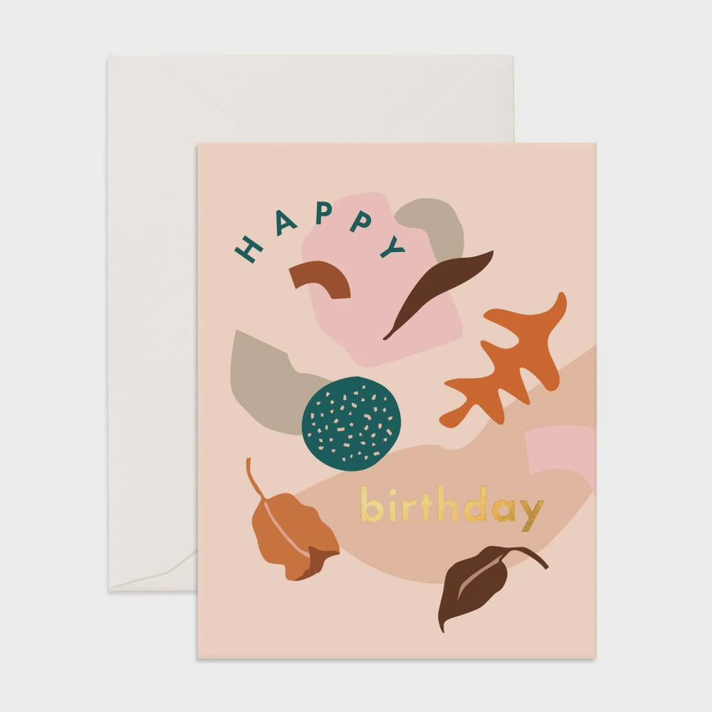 Birthday Card - Party Shape
