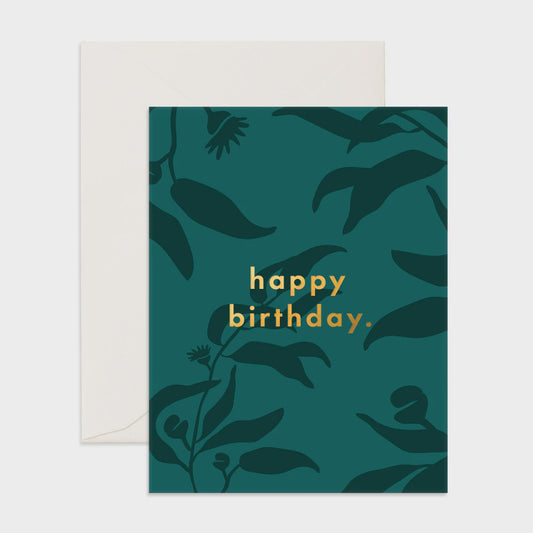 Birthday Card - Eucalypt