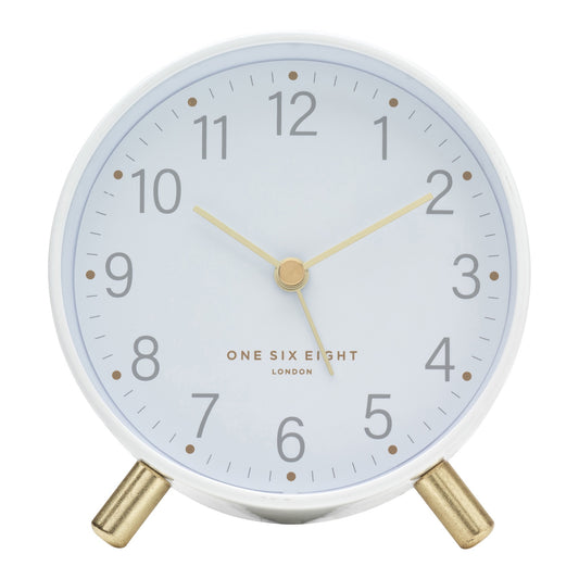 Maisie White Alarm Clock
