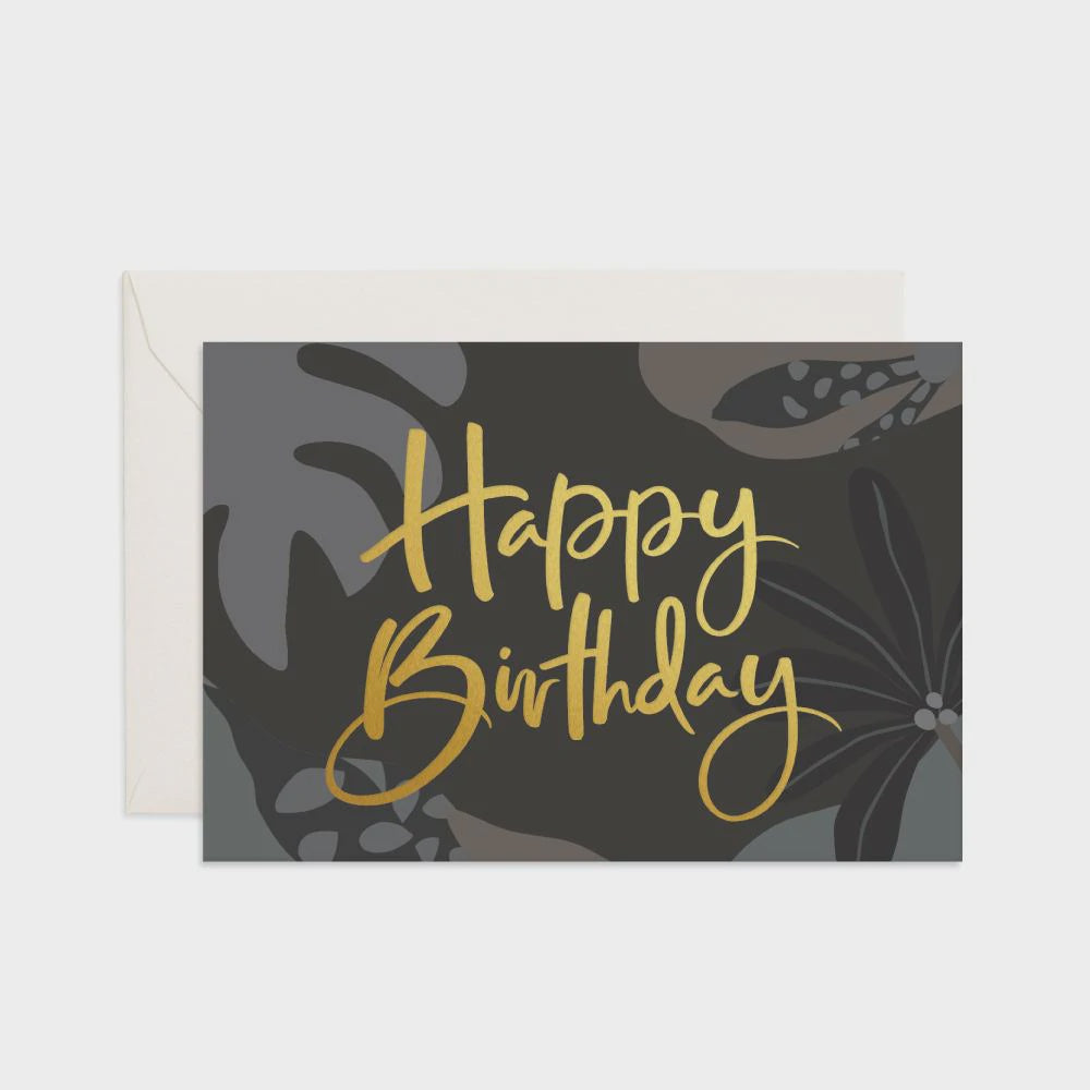 Mini Gift Card - Happy Birthday - Night Jungle