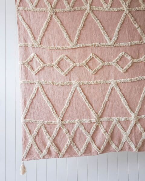 Arcadia Throw Blanket - Pink