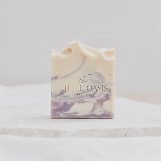 Natural Handmade Soap Bar - Lavender Oat