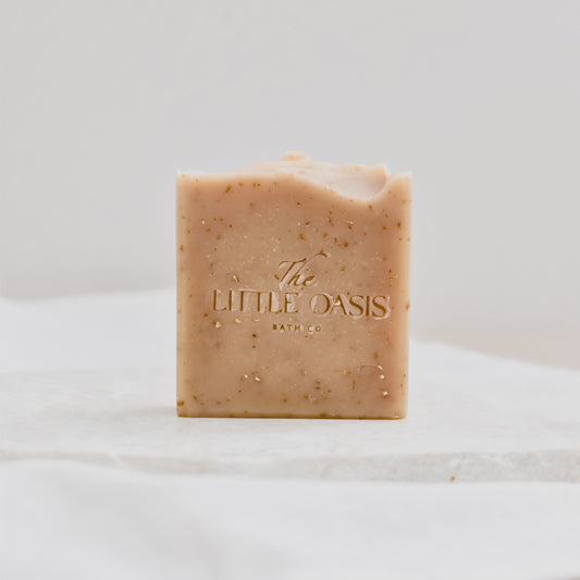 Natural Handmade Soap Bar - Milk, Oats & Honey