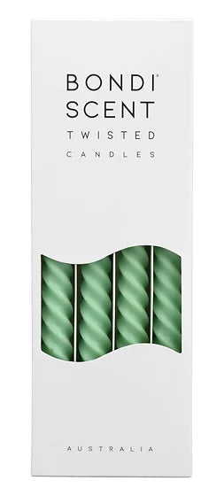 Twisted Candles - Mint
