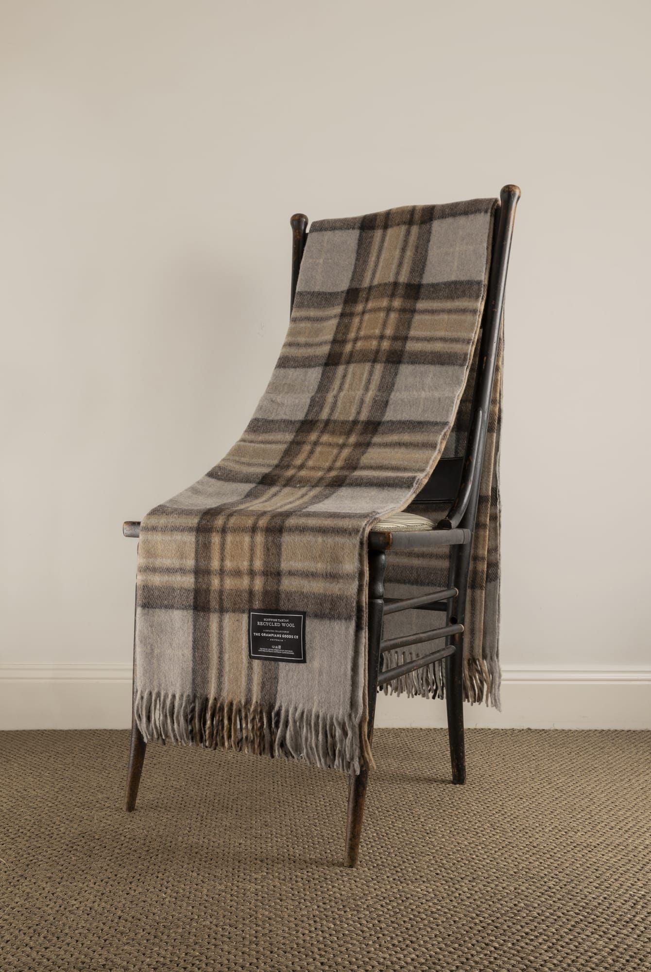 Recycled Wool Scottish Tartan Blankets | Heritage Collection - Winter
