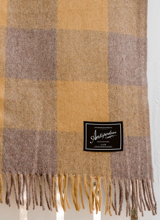 Antipodean Collection Blanket - Wattleseed
